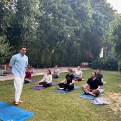Leading this session for my international students was a profound experience. I was nervous at first, but I centered myself and let the energy flow. It was a beautiful reminder that yoga transcends language and connects us at a soul level.