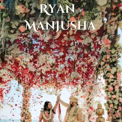 This is the moment every story builds towards. A spectacular shower of petals rains down on the couple during their beachside varmala ceremony, creating an unforgettable, epic frame against the ocean backdrop.