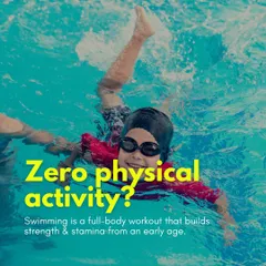 Worried about a lack of physical activity? Swimming is a full body workout that builds strength, stamina, and coordination from a young age. It is the perfect foundation for a healthy, active lifestyle.