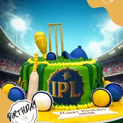 A legendary cake for a true cricket fan. Abir from Okhla celebrated his birthday with this detailed IPL theme cake, perfect for anyone who lives and breathes cricket.