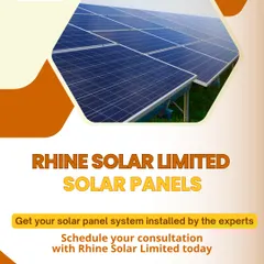 'Get your solar panel system installed by the experts'. This poster highlights our professional installation service. I invite you to schedule a consultation with us today for a seamless and expert-led process.