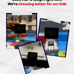 We are committed to providing a healthier environment for our kids. These are the real-time AQI monitors we have installed at our Delhi center, ensuring the air is always clean and safe for training.