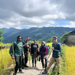 Our retreats are more than just yoga; they are an adventure for the soul. We trek through breathtaking trails, like these in Nepal, allowing every step to be a mindful part of our journey inward.