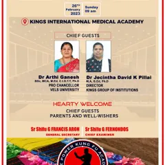 The official poster for our 15th Belt Grading Ceremony in Mamallapuram, welcoming chief guests, parents, and well-wishers to celebrate our students' achievements.