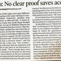 This newspaper clipping covers a complex murder appeal where we secured an acquittal for a client who had been incarcerated for 13 years. It is a reminder that justice, though sometimes delayed, must never be denied, and I will fight relentlessly to see it served.