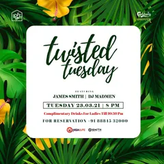 "Twisted Tuesday" at Loft 38 in Indiranagar is one of the best ladies' nights in the city. I love creating an energetic vibe for the girl gangs that come to dance.