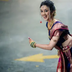 The infectious joy of a bride on her wedding day. This candid shot of a Maharashtrian bride captures the fun and excitement that I love to see at my events.