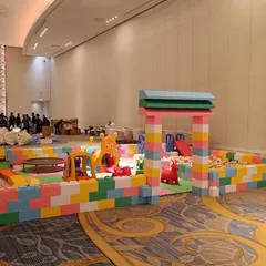 This perspective shows the entrance arch and the clear separation between the active play area and the ball pit. We ensure every setup is logically arranged for easy supervision and a smooth flow of play.