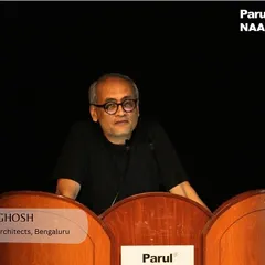 Speaking at Parul University about our design philosophy and approach. It is always a privilege to share our ideas with the next generation of architects and to be inspired by their work.