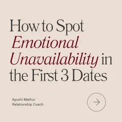 **Here is how to spot emotional unavailability in the first three dates.** Look for inconsistent communication patterns, where they are intensely engaged then disappear. Notice if they keep conversations surface-level, avoiding vulnerability. Vague future plans and how they talk about their exes are also major clues.