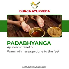 Padabhyanga, an Ayurvedic warm oil massage for the feet, is deeply grounding and relaxing. This therapy not only soothes tired feet but also calms the entire nervous system.