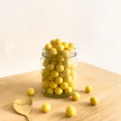 Introducing our all new Butterscotch Panned Nuts. These crunchy nuts are roasted to perfection and coated in a rich, buttery layer of butterscotch.