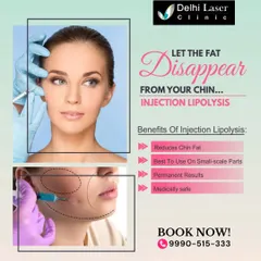 A double chin can be a frustrating area of stubborn fat. I use Injection Lipolysis, a medically safe procedure, to permanently reduce chin fat. This treatment is best for small, targeted areas and delivers visible results by dissolving fat cells.