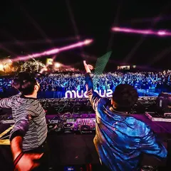 Back to back with VIZDUMB, commanding the stage at Escapeland Festival. The energy from a massive festival crowd is everything to us.