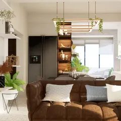 **AFTER:** By knocking down walls and introducing a unified French-inspired theme, we created one expansive, sophisticated room. The new open-concept layout, subtle color palette, and improved lighting make the entire home feel larger and more cohesive.