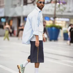 A street style shot of me walking through the city. Fashion and music have always gone hand in hand for me.