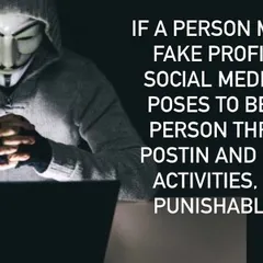 Creating a fake social media profile is a punishable act under the IT Act. I handle cases of impersonation and help clients understand their legal position.
