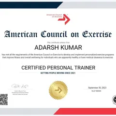 Knowledge is the foundation of effective coaching. I am a Certified Personal Trainer through the American Council on Exercise (ACE), ensuring my methods are based on proven, scientific principles for safety and results.