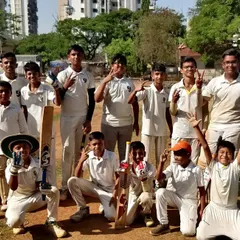 All smiles and victory signs after a successful match. These post-match celebrations build camaraderie and make the hard work feel rewarding for our young teams.