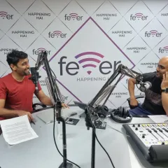 On air at the Fever 104 FM studio, discussing the architectural concepts behind the Ekadanta project. It's always a pleasure to share my passion for sustainable design and explain how we can build communities that are both luxurious and in tune with nature.