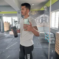 Post-bicep workout. Targeted muscle training helps in sculpting the body and increasing overall metabolic rate.