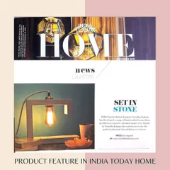 I was so thrilled to have my handcrafted cement table lamp featured in India Today Home. This piece, from my brand Grey Sorbet, represents my love for industrial chic design and adding unique, artistic elements to a home. It is a wonderful validation of my passion for creating bespoke decor.