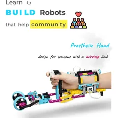 I teach students to build robots that help the community. This prosthetic hand project is a powerful lesson in empathy and engineering, where students design a functional limb for someone in need.