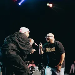 On stage in Toronto with the big brother, the legend Bohemia. It's more than just music; it's about creating iconic moments and a bond that lasts forever.