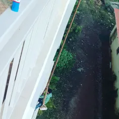 Another shot of my team performing exterior painting on a multi-story building. Safety and professionalism are my top priorities on every commercial project.