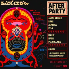 London calling! The official poster for the Dialled In afterparty where I got to share the stage with some amazing UK artists.