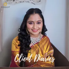 From our client diaries, a makeup artist looking lovely in our jewellery. We love collaborating with other wedding professionals.