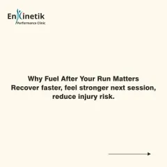 Why does fueling after your run matter so much? It's simple: it allows you to recover faster, feel stronger for your next session, and significantly reduces your long-term injury risk.