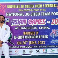 I am proud to have cleared the selection trials for the National Ju-Jitsu team for the 2023 Asian Games. The journey continues as I await clearance from the Olympic Association of India.
