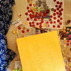 A look at my creative process. Each element of the Abundance Tree is crafted by hand with intention, infusing the artwork with positive energy from the very beginning.