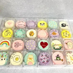 A colourful assortment of some of our favourite mini bento cake designs. From cute animals and rainbows to simple messages, there's a tiny cake for every mood and moment.