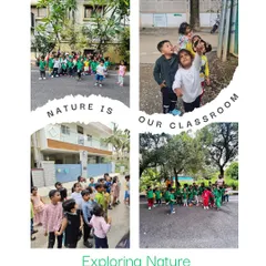 Our nature walk is a journey of the senses. Children touch tree bark, listen for birds, and look for tiny insects. We believe nature is a powerful teacher, and these walks encourage observation, mindfulness, and a connection to our environment.