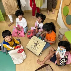 We prepare children for the real world with essential life skills. This gallery shows our Market Day, where kids learn about shopping and transactions, and important workshops on dental hygiene and personal safety, all taught in an engaging, age-appropriate manner.