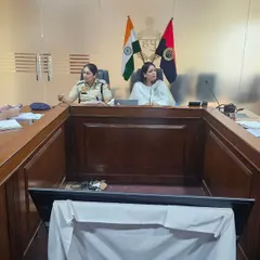 A closer view of the interactive session with Gurugram police. Open discussion and clarifying doubts are key to ensuring these laws are implemented effectively on the ground.