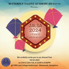 The official invitation for our 'Jalsa 2024' talent extravaganza. This annual fest is a cornerstone of the BTA experience, celebrating our students' hard work and talent.