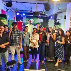 This is what our community looks like after a killer "Rock The Stage" night. It's all about good vibes, great music, and even better people. You're looking at the beautiful people of Bangalore right here.