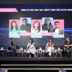 A panel of experts discusses "Homes of 2035," offering a forward-looking perspective on what smart living will look like in a decade.