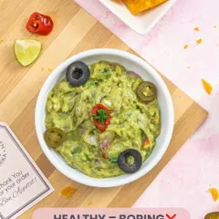 And who said healthy equals boring? My fresh, vibrant guacamole is packed with good fats and great flavour.