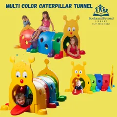 This colorful caterpillar tunnel is perfect for crawling, climbing, and games of hide-and-seek. It's a fantastic piece for developing motor skills and can be set up indoors or outdoors for year-round fun.