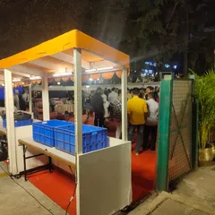 A look at one of our stall setups for a large corporate festival. We provide the structure, staff, and of course, fantastic food to make your event a success.