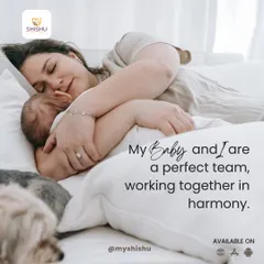My baby and I are a perfect team. This quote captures the beautiful harmony and unspoken connection between a mother and her child.