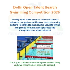 We believe every fraction of a second counts. That's why our flagship Delhi Open Talent Search competition uses professional electronic timing with touchpad technology, ensuring every result is accurate and fair for all participants.