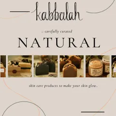 A little graphic I created to showcase my range of carefully curated natural skincare products, all designed to make your skin glow.