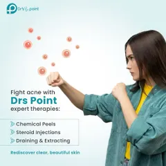 Fight acne with our expert therapies. We offer a range of solutions including chemical peels, steroid injections, and professional draining and extractions to help you rediscover clear skin.