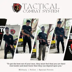 The Kavach Tactical Combat System is our specialized training unit for military, police, and special forces. This collage showcases our instructors equipped for tactical training, ready to impart knowledge on weapon control and combat readiness. We believe a leader must be dependable, and we ensure our guardians are armed with a proper Kavach.