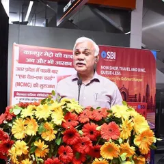 For the Kanpur Metro launch, every detail mattered. I ensured the stage and podium were perfectly branded and equipped for the keynote speakers, creating a professional setting for this important press announcement.